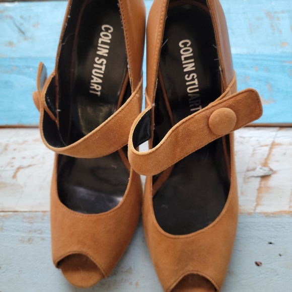 Size 7 Colin Stuart open toed heel - Picture 3 of 4